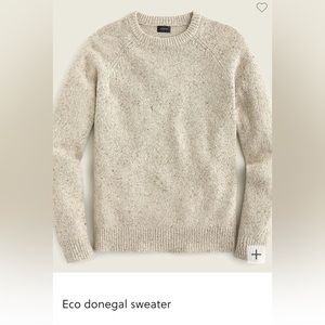 JCrew Eco donegal sweater